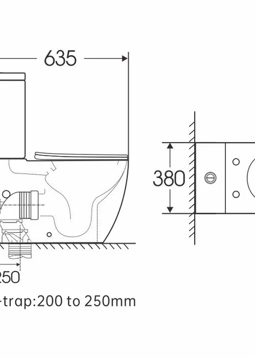 Унитаз напольный Casa Benelle BC-1005 Tornado (вид 3) Унитаз напольный Casa Benelle BC-1005 Tornado (фото, вид 3)